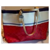 Coach Signature Multicolor Tote Bag with Dust Bag