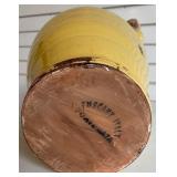 Set of 3 Tuscan Italy Earthenware Jugs and Urn with Handles