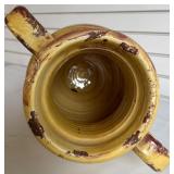 Set of 3 Tuscan Italy Earthenware Jugs and Urn with Handles