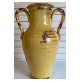 Set of 3 Tuscan Italy Earthenware Jugs and Urn with Handles