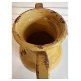 Set of 3 Tuscan Italy Earthenware Jugs and Urn with Handles