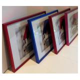 Set of 4 Colorful 11x14 Picture FramesÂ 