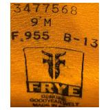 Frye Black Leather Riding Boots Size 9M