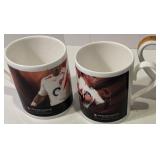 Set of 6 Mugs with Disney Stitch Mug, Letter Mugs, and Rugby Themed Mugs
