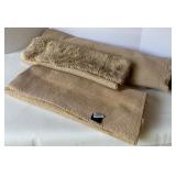 Set of 3 Hotel Collection Beige Bathroom rugs