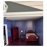 Victorian Style Dollhouse with Furniture and Accessories