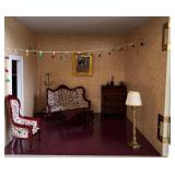 Victorian Style Dollhouse with Furniture and Accessories