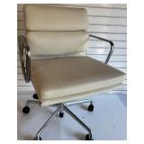Adjustable Office Chair with Chrome Finish