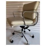 Adjustable Office Chair with Chrome Finish