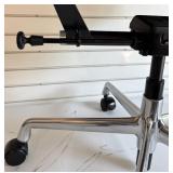 Adjustable Office Chair with Chrome Finish