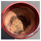 Large Red Ceramic Garden Planter Pot