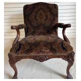 Ralph Lauren Ornate Armchair with Empire La Scalamandre Velvet