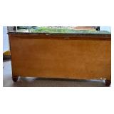 Henredon Dresser with Dark Chestnut Finish and Marble Top