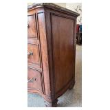 Henredon Dresser with Dark Chestnut Finish and Marble Top