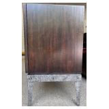 Harden Dark Wood Sideboard with Metal Base