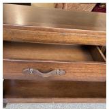 Arhaus Wood Console Table with Two Drawers