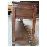 Arhaus Wood Console Table with Two Drawers