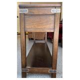 Arhaus Wood Console Table with Two Drawers