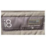 King Size Leather Sleigh Bed with Sleep Number i8 Mattress