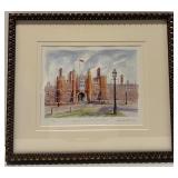 Set of 4 Framed Prints - London Landmarks by Angela Fielder