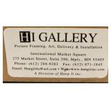 Set of 4 Framed Prints - London Landmarks by Angela Fielder