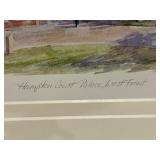 Set of 4 Framed Prints - London Landmarks by Angela Fielder