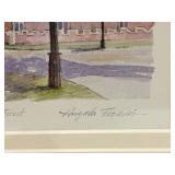 Set of 4 Framed Prints - London Landmarks by Angela Fielder