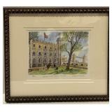 Set of 4 Framed Prints - London Landmarks by Angela Fielder