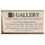 Set of 4 Framed Prints - London Landmarks by Angela Fielder