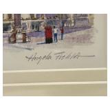 Set of 4 Framed Prints - London Landmarks by Angela Fielder