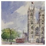 Set of 4 Framed Prints - London Landmarks by Angela Fielder