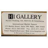 Set of 4 Framed Prints - London Landmarks by Angela Fielder