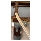 Vintage Wooden Picture Frame with Integrated Art Light