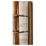 Vintage Wooden Picture Frame with Integrated Art Light