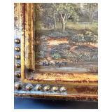 Pair of Niko Kyte Landscape Paintings in Ornate Frames
