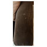 Hickory Chair Loveseat in Dark Brown Velvet with Accent Pillows