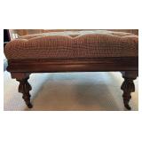 Henredon Upholstered Coffee Table Ottoman