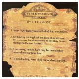 Large Vintage-Style Wall Clock by Timeworks