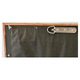 Decorative Framed Mirror with Brushed Gold Finish