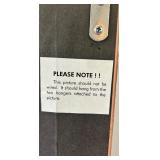 Decorative Framed Mirror with Brushed Gold Finish