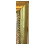 Large Gold-Framed Wall Mirror