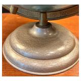 Spinning Globe with Metal Base