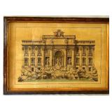 Framed Print of Fontana di Trevi Roma James Company
