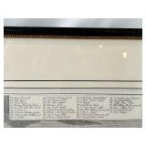 Framed Vintage London Skyline Engraving Print