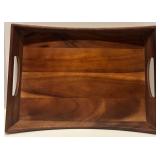 B. Smith Wooden Serving Tray with Handles