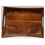 B. Smith Wooden Serving Tray with Handles