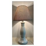 Set of 3 Home Decor Items: Table Lamp, Pier 1 Candle Holder & Eiffel Tower Statue