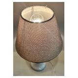 Set of 3 Home Decor Items: Table Lamp, Pier 1 Candle Holder & Eiffel Tower Statue