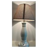 Set of 3 Home Decor Items: Table Lamp, Pier 1 Candle Holder & Eiffel Tower Statue