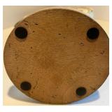 Rustic Vintage-Style Table Clock with Weathered Finish